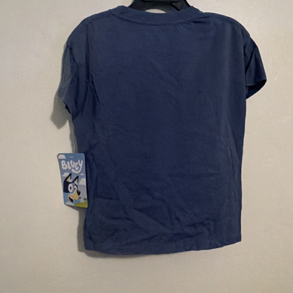 Bluey Bingo Graphic Cotton Crew Neck Short Sleeve T-Shirt Blue 5T - Picture 7 of 8
